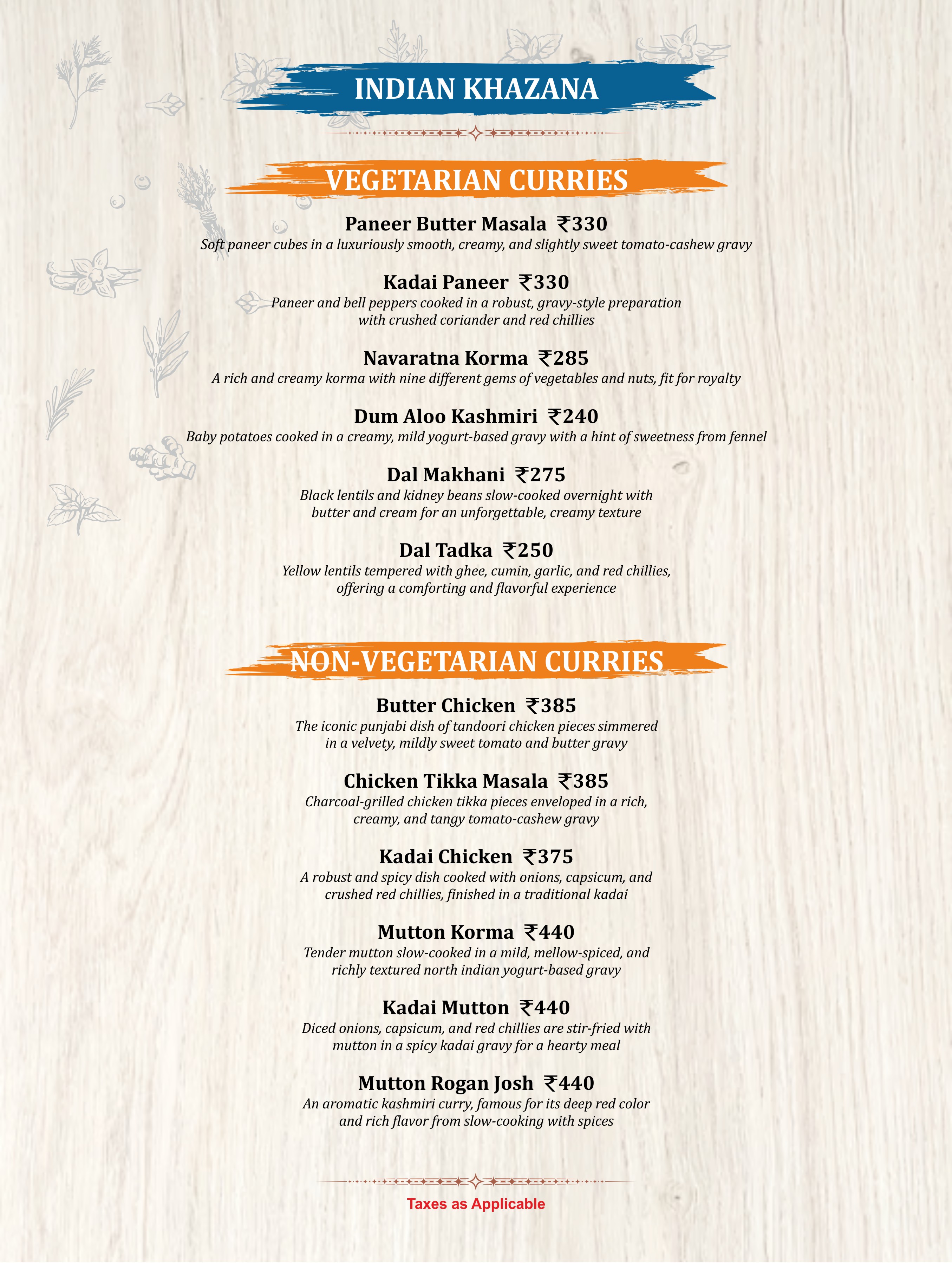 In-Room Dining Menu - Page 6